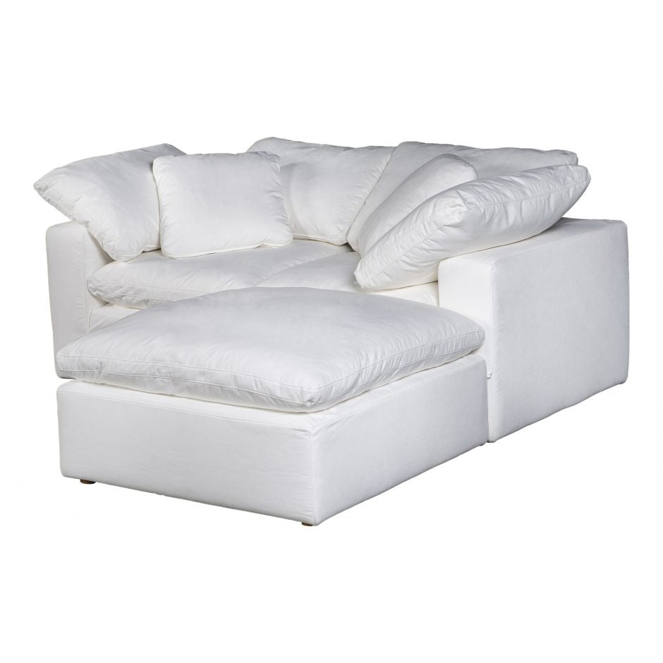 Clay Nook Modular Sectional Cream White by Moe's Home at Eve Furniture