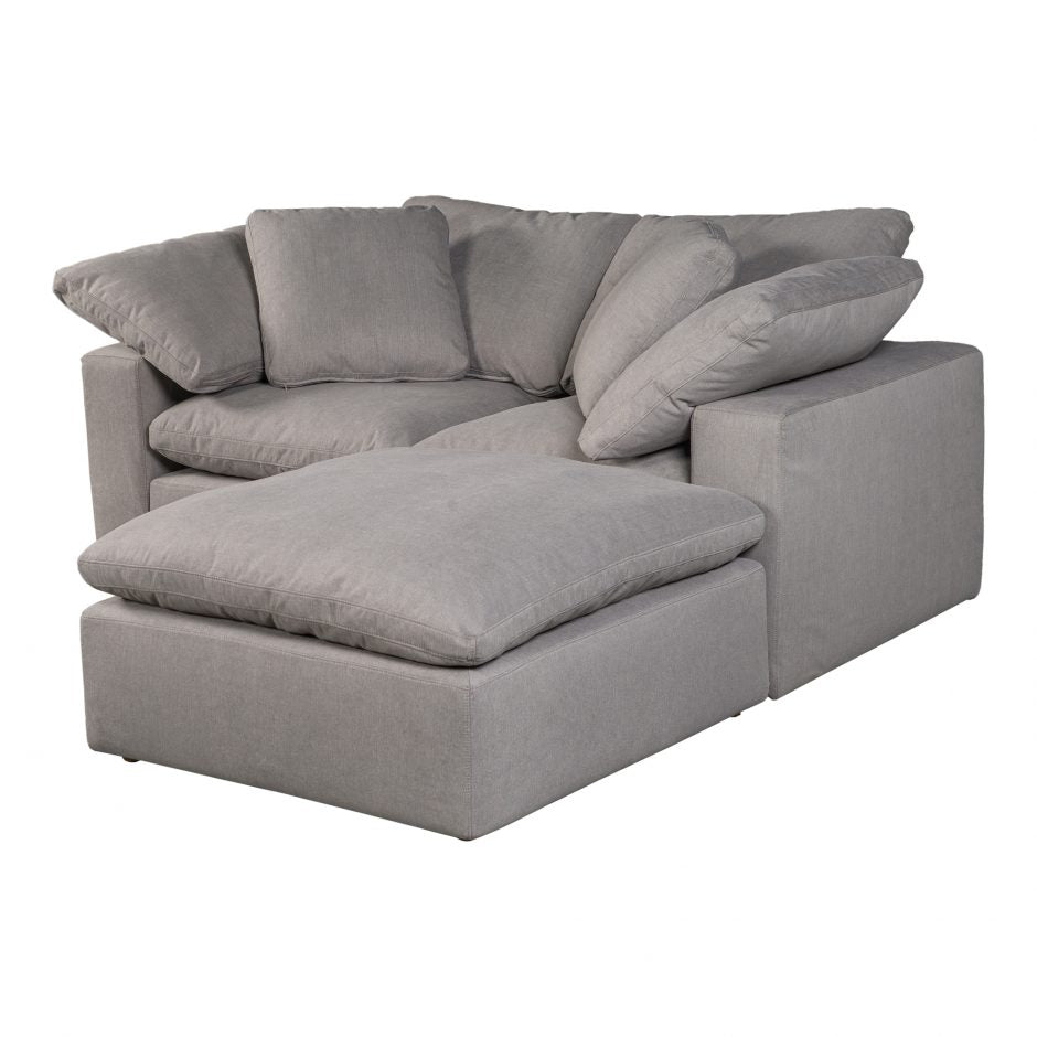 Clay Nook Modular Sectional Light Grey by Moe's Home at Eve Furniture