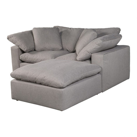 Clay Nook Modular Sectional Light Grey by Moe's Home at Eve Furniture