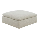 Clay Ottoman Coastside Sand by Moe's Home at Eve Furniture
