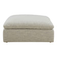 Clay Ottoman Coastside Sand by Moe's Home at Eve Furniture