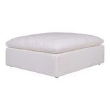 Clay Ottoman Cream White by Moe's Home at Eve Furniture