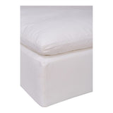 Clay Ottoman Cream White by Moe's Home at Eve Furniture