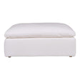 Clay Ottoman Cream White by Moe's Home at Eve Furniture