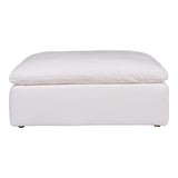 Clay Ottoman Cream White by Moe's Home at Eve Furniture