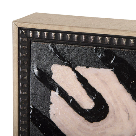 Clay Patern II by Mercana Studio a Hand Embellished Textured Framed Art Print by Mercana at Eve Furniture