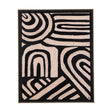 Clay Patern II by Mercana Studio a Hand Embellished Textured Framed Art Print by Mercana at Eve Furniture