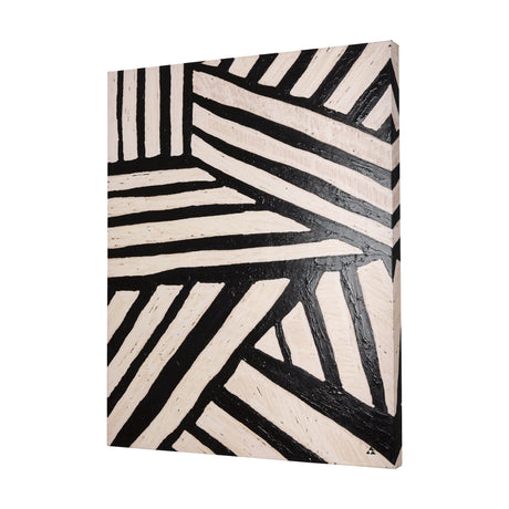 Clay Pattern I by Mercana Studio a Hand Embellished Textured Canvas by Mercana at Eve Furniture