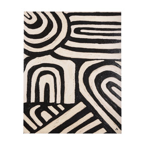 Clay Pattern II by Mercana Studio a Hand Embellished Textured Canvas by Mercana at Eve Furniture