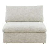 Clay Slipper Chair Coastside Sand by Moe's Home at Eve Furniture