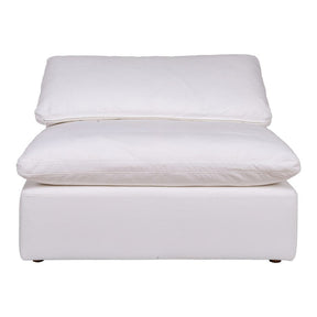 Clay Slipper Chair Cream White by Moe's Home at Eve Furniture