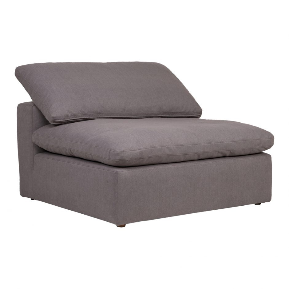 Clay Slipper Chair Light Grey by Moe's Home at Eve Furniture