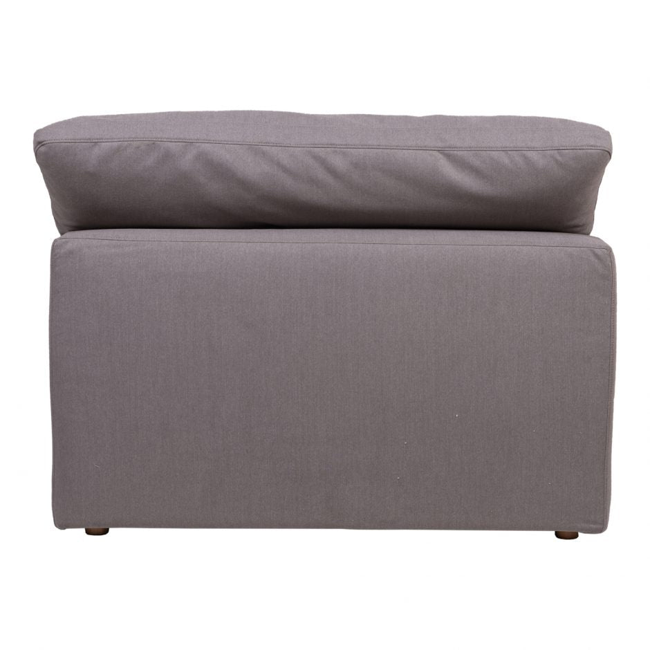 Clay Slipper Chair Light Grey by Moe's Home at Eve Furniture