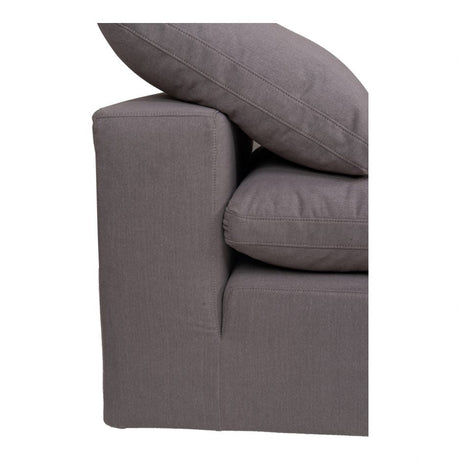 Clay Slipper Chair Light Grey by Moe's Home at Eve Furniture