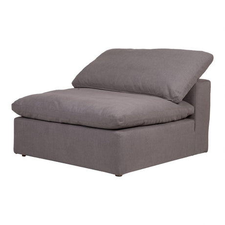 Clay Slipper Chair Light Grey by Moe's Home at Eve Furniture