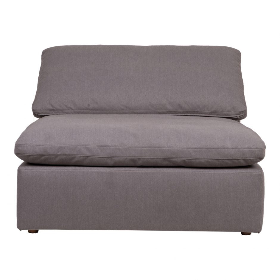 Clay Slipper Chair Light Grey by Moe's Home at Eve Furniture