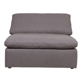 Clay Slipper Chair Light Grey by Moe's Home at Eve Furniture