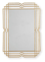 Claybrook Gold Finish Accent Mirror by Ashley at Eve Furniture