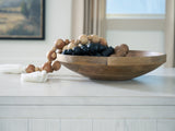 Clayburg Natural Brown Bowl by Ashley at Eve Furniture
