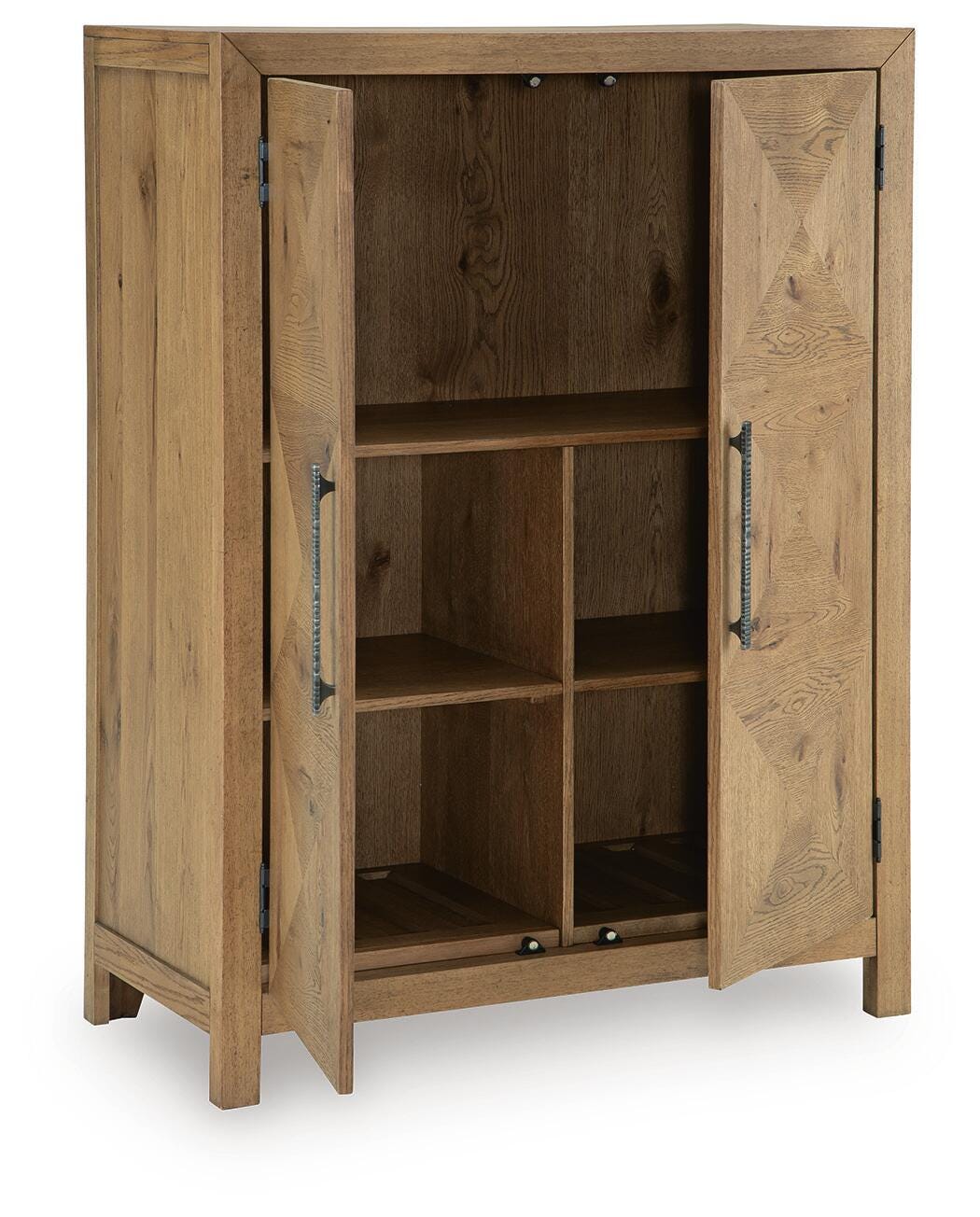 Clayburns Light Brown Bar Cabinet by Ashley at Eve Furniture