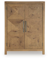 Clayburns Light Brown Bar Cabinet by Ashley at Eve Furniture