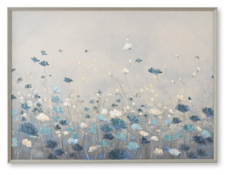 Claydale Gray/Blue/White Wall Art by Ashley at Eve Furniture
