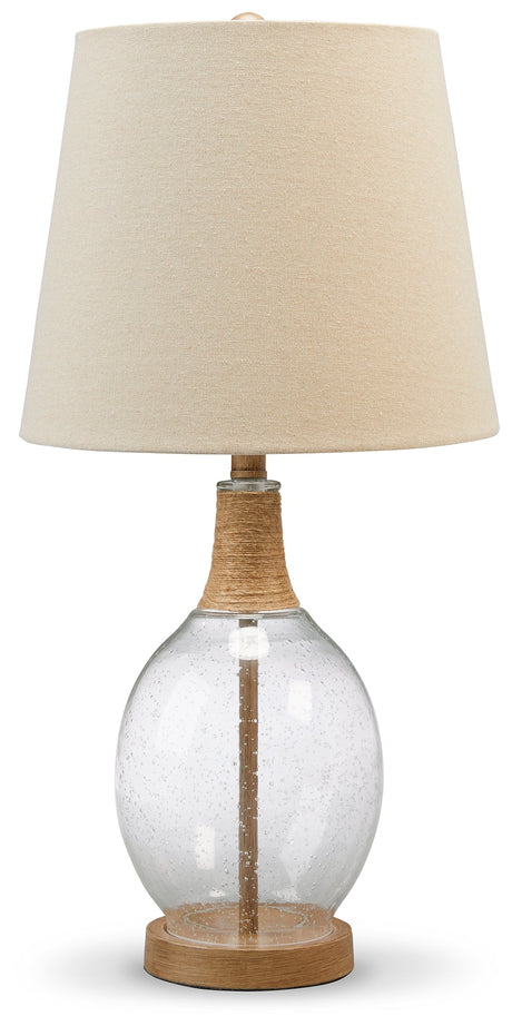 Clayleigh Clear/Brown Table Lamp