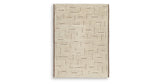 Clayman Beige/Brown Large Rug by Ashley at Eve Furniture