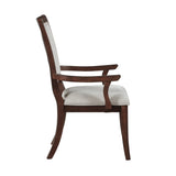 Claymont Cherry Dining Arm Chair, Set of 2 by Homelegance at Eve Furniture