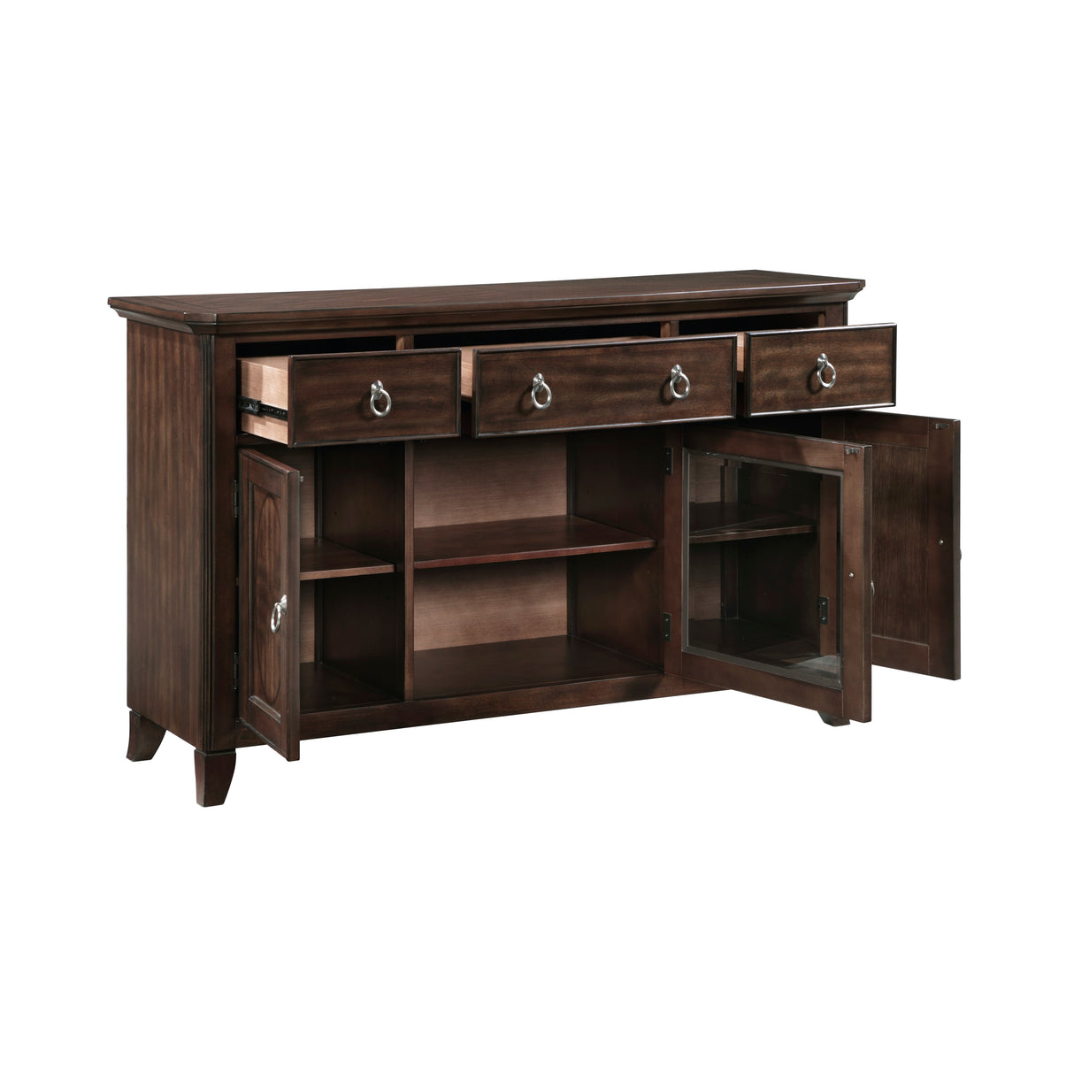 Claymont Cherry Dining Server by Homelegance at Eve Furniture