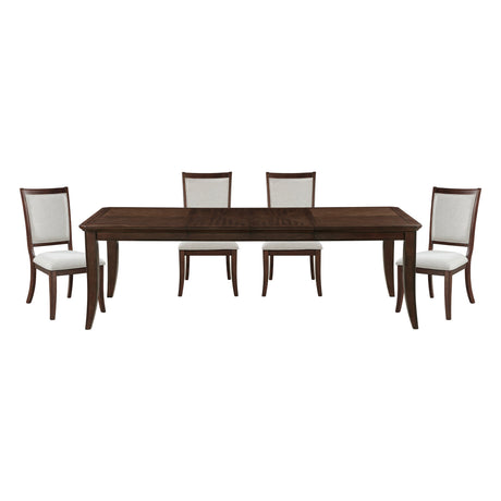 Claymont Cherry Extendable Dining Set by Homelegance at Eve Furniture