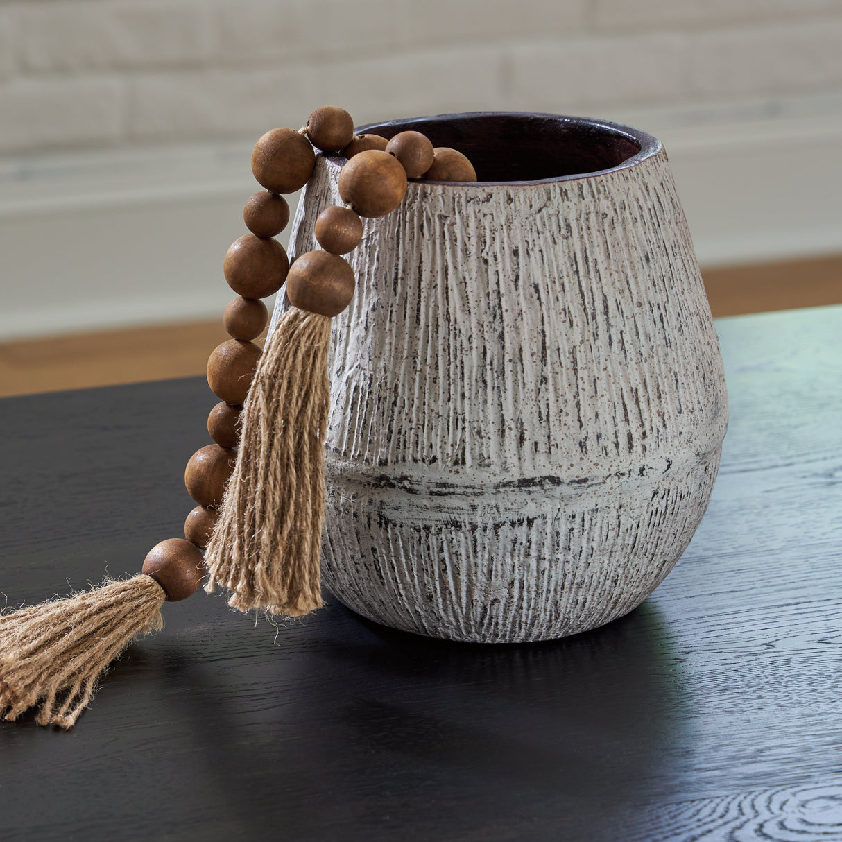 Claymount Distressed Brown Vase