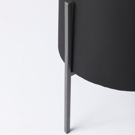 Claypoole (Set of 3) Black Plant Stands by Mercana at Eve Furniture
