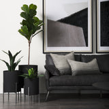 Claypoole (Set of 3) Black Plant Stands by Mercana at Eve Furniture