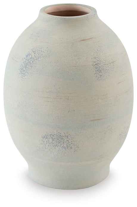 Clayson Sage Green Vase by Ashley at Eve Furniture