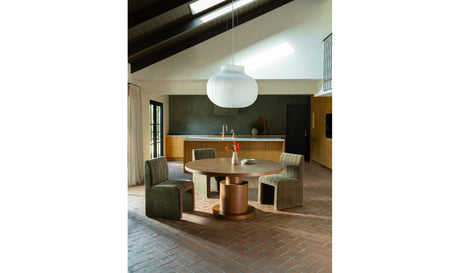 Clayton Dining Table Brown by Moe's Home at Eve Furniture