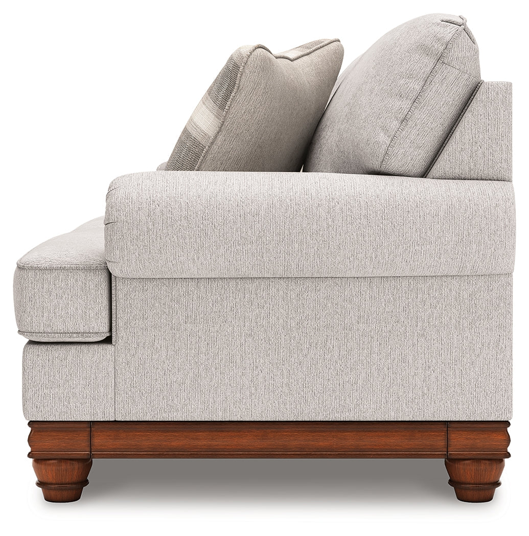 Clearbrooke Sandstone Loveseat by Ashley at Eve Furniture