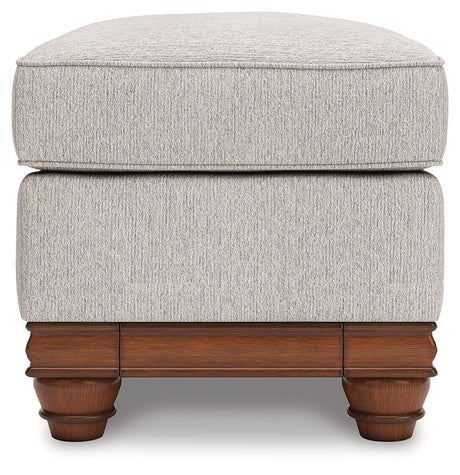 Clearbrooke Sandstone Ottoman by Ashley at Eve Furniture