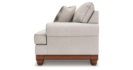 Clearbrooke Sandstone Oversized Chair and Ottoman by Ashley at Eve Furniture