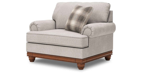 Clearbrooke Sandstone Oversized Chair and Ottoman by Ashley at Eve Furniture