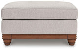 Clearbrooke Sandstone Oversized Chair and Ottoman by Ashley at Eve Furniture