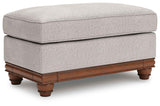 Clearbrooke Sandstone Oversized Chair and Ottoman by Ashley at Eve Furniture