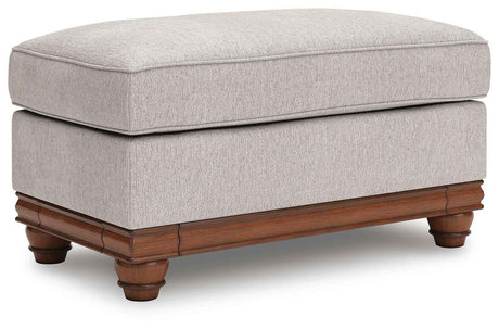 Clearbrooke Sandstone Oversized Chair and Ottoman by Ashley at Eve Furniture