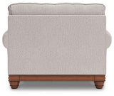 Clearbrooke Sandstone Oversized Chair and Ottoman by Ashley at Eve Furniture