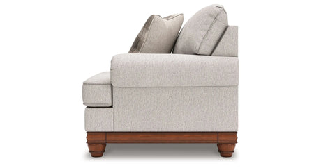 Clearbrooke Sandstone Sofa, Oversized Chair and Accent Ottoman by Ashley at Eve Furniture