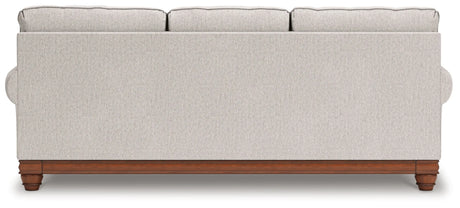 Clearbrooke Sandstone Sofa, Oversized Chair and Accent Ottoman by Ashley at Eve Furniture