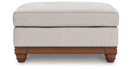 Clearbrooke Sandstone Sofa, Oversized Chair and Accent Ottoman by Ashley at Eve Furniture