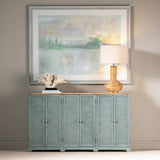 Clearwater Blue/Brown Sideboard by Crestview at Eve Furniture