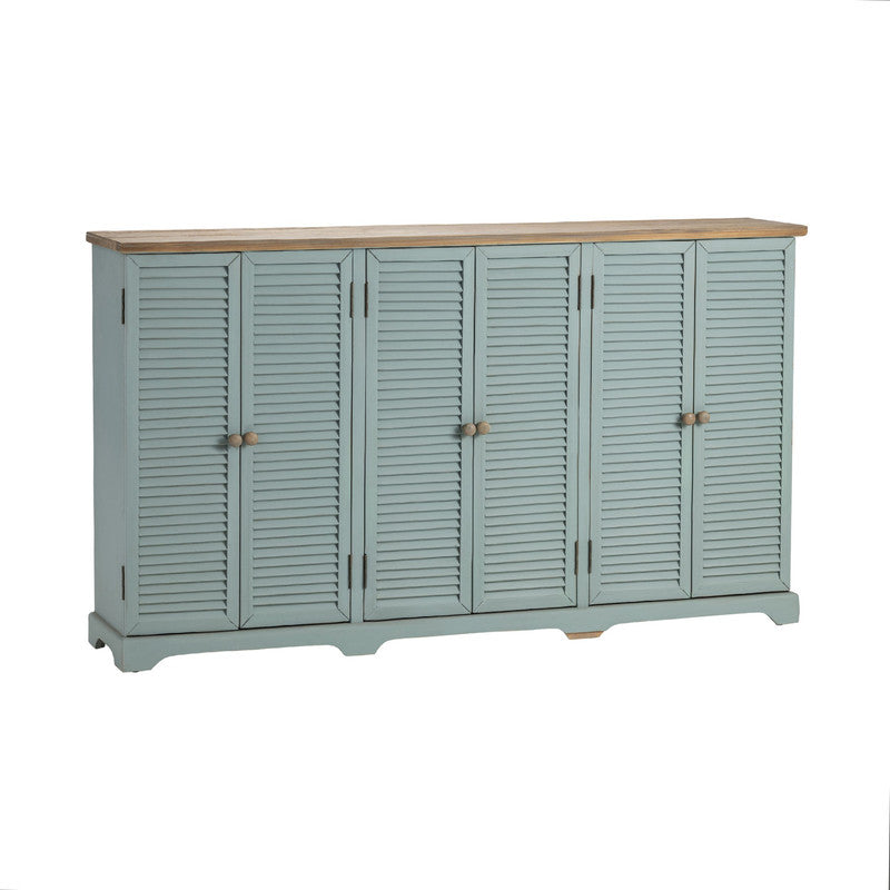 Clearwater Blue/Brown Sideboard by Crestview at Eve Furniture