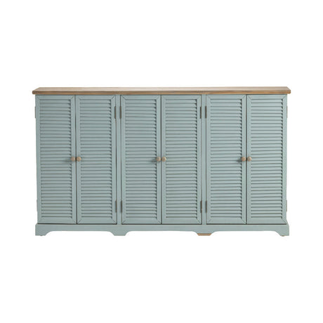 Clearwater Blue/Brown Sideboard by Crestview at Eve Furniture